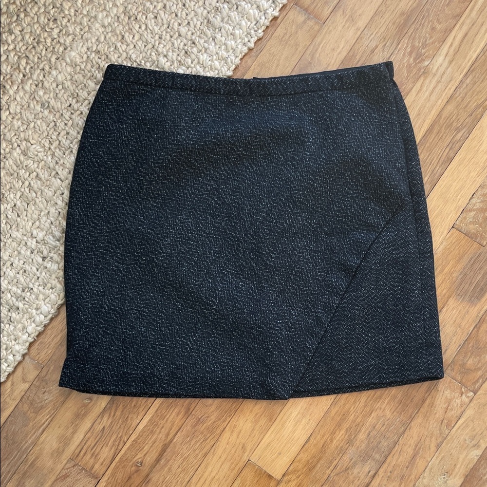 Banana Republic Textured Black Skirt